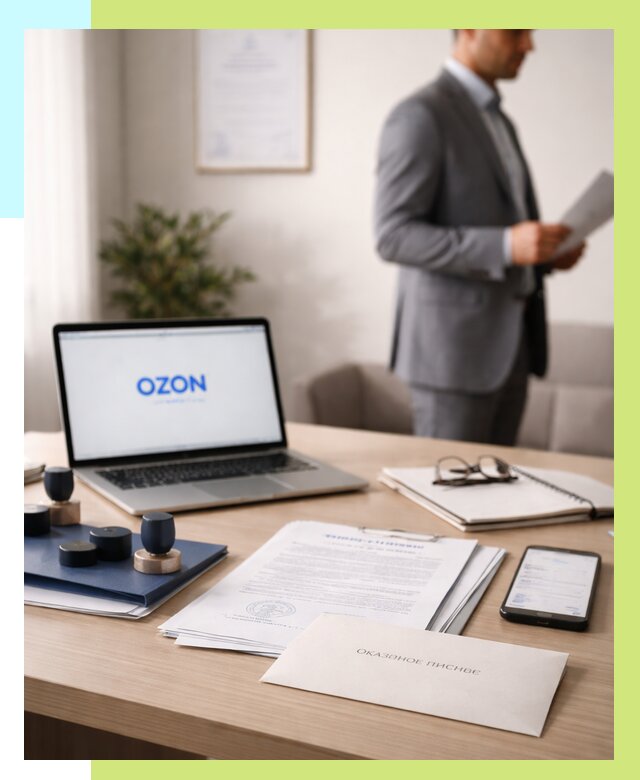 Отказное письмо для Ozon в Сестрорецке от 3587 р. | Сертэкс
