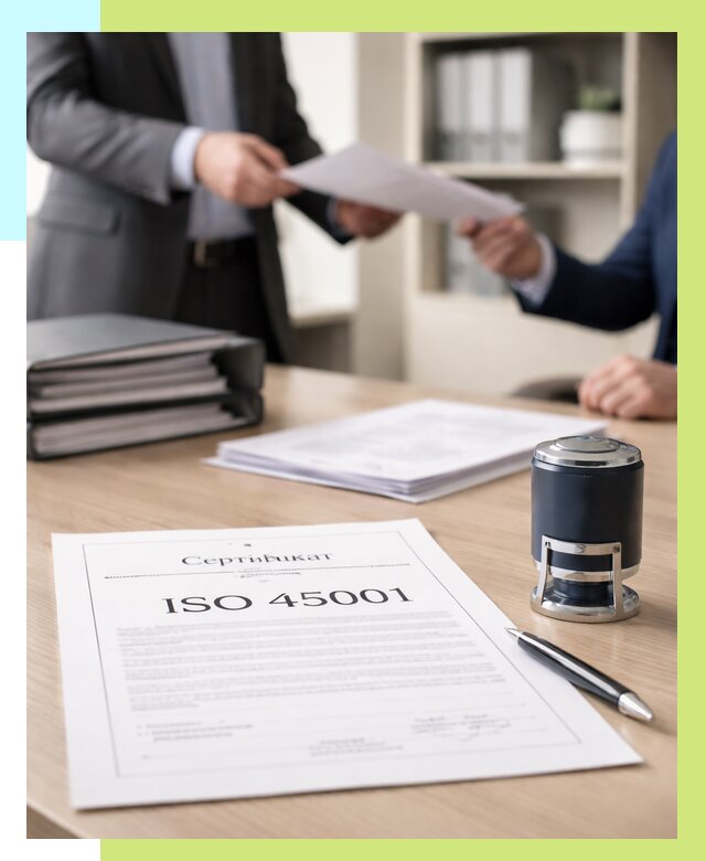 Сертификат ISO 45001 в Сестрорецке под ключ от 46121 р. | Сертэкс